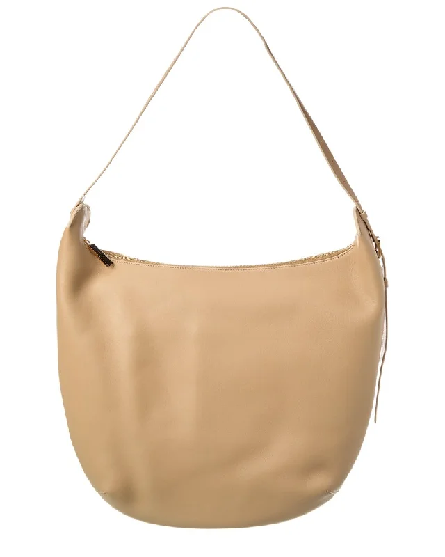 The Row Allie N/S Leather Hobo Bag