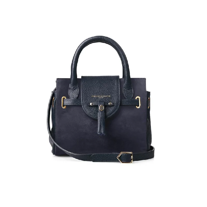 Fairfax & Favor Mini Windsor Ladies Handbag - Navy