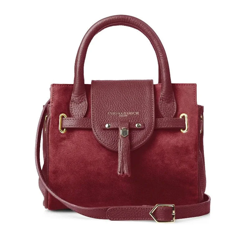 Fairfax & Favor Mini Windsor Ladies Handbag - Ruby