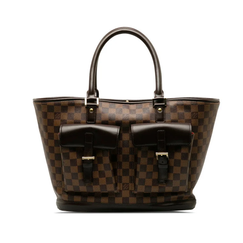 Louis Vuitton Damière N51120 Handbag PVC/Leather Brown