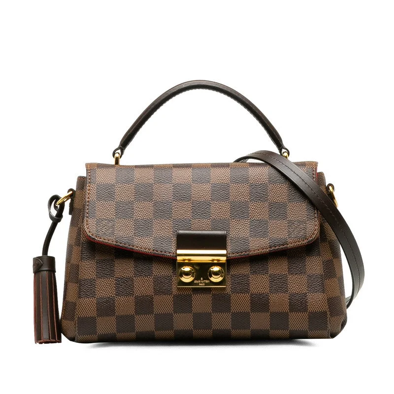 Louis Vuitton Damière N53000 Handbag PVC/Leather Brown