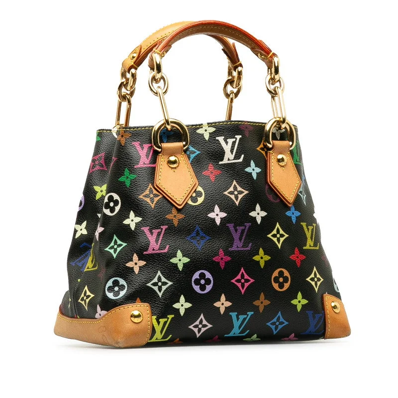 Louis Vuitton Monogram Multicolor M40048 Handbag PVC/Laser Noir Black