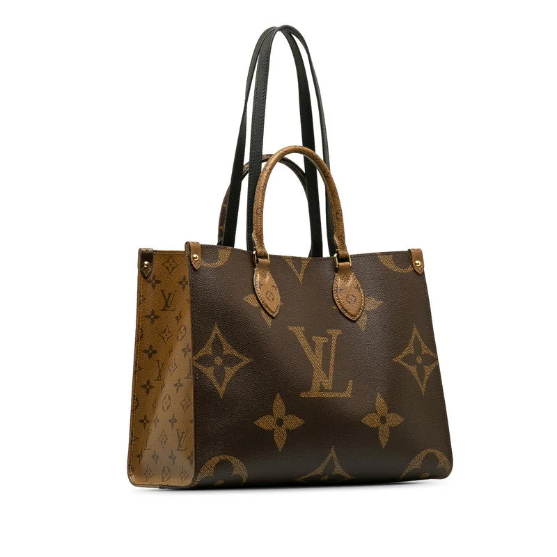 Louis Vuitton Monograms Giant Reverse M45321 Handbag PVC/Leather Brown