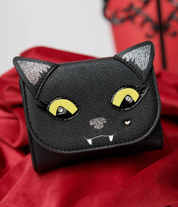 Betsey Johnson Black Cat Wallet