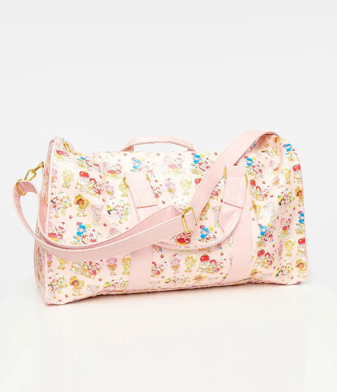 Cakeworthy Pink Strawberry Shortcake Duffle Bag