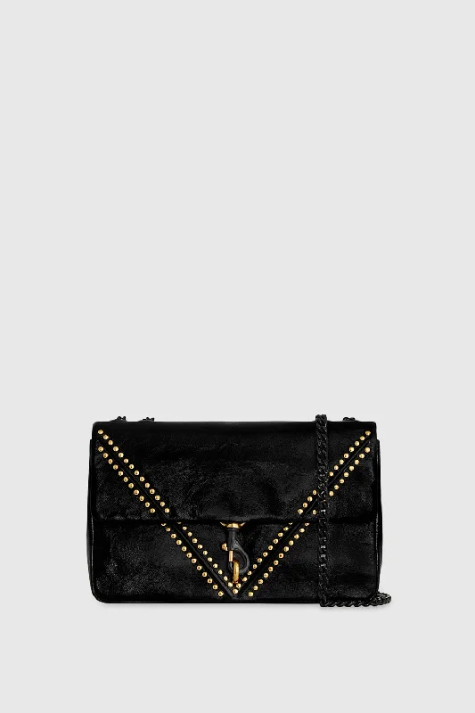 Edie Medium Crossbody V Studded