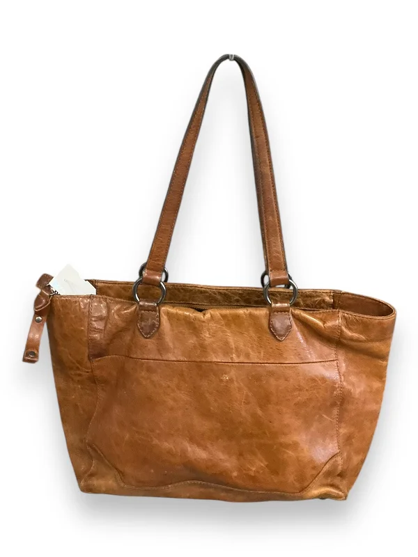 Handbag Leather By Frye, Size: Large