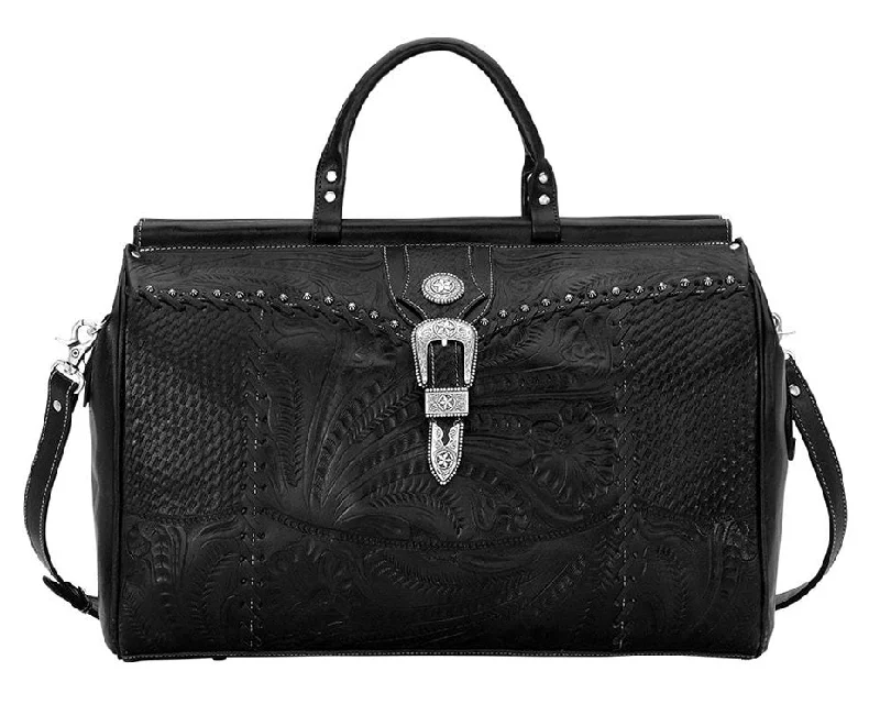 Retro Romance Duffel Bag Black