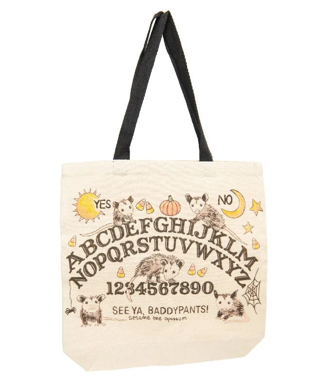 Spirit Board Opossum Cotton Tote Bag