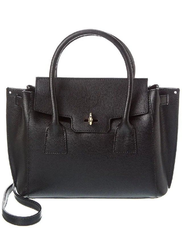 Italian Leather Top Handle Bag