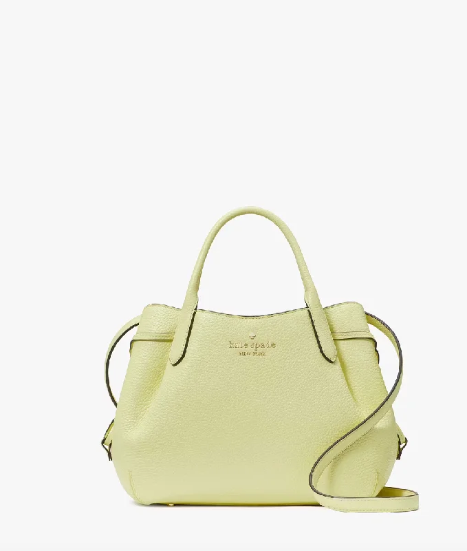 Kate Spade Dumpling Small Satchel In Tennis Ball Yellow - New Color