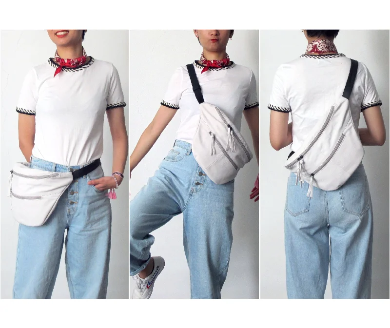 Oversize Leather FannyPack