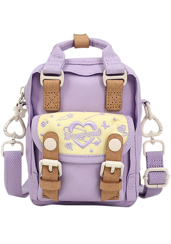 Kaleido Series Macaroon Tiny Crossbody Bag in Wisteria