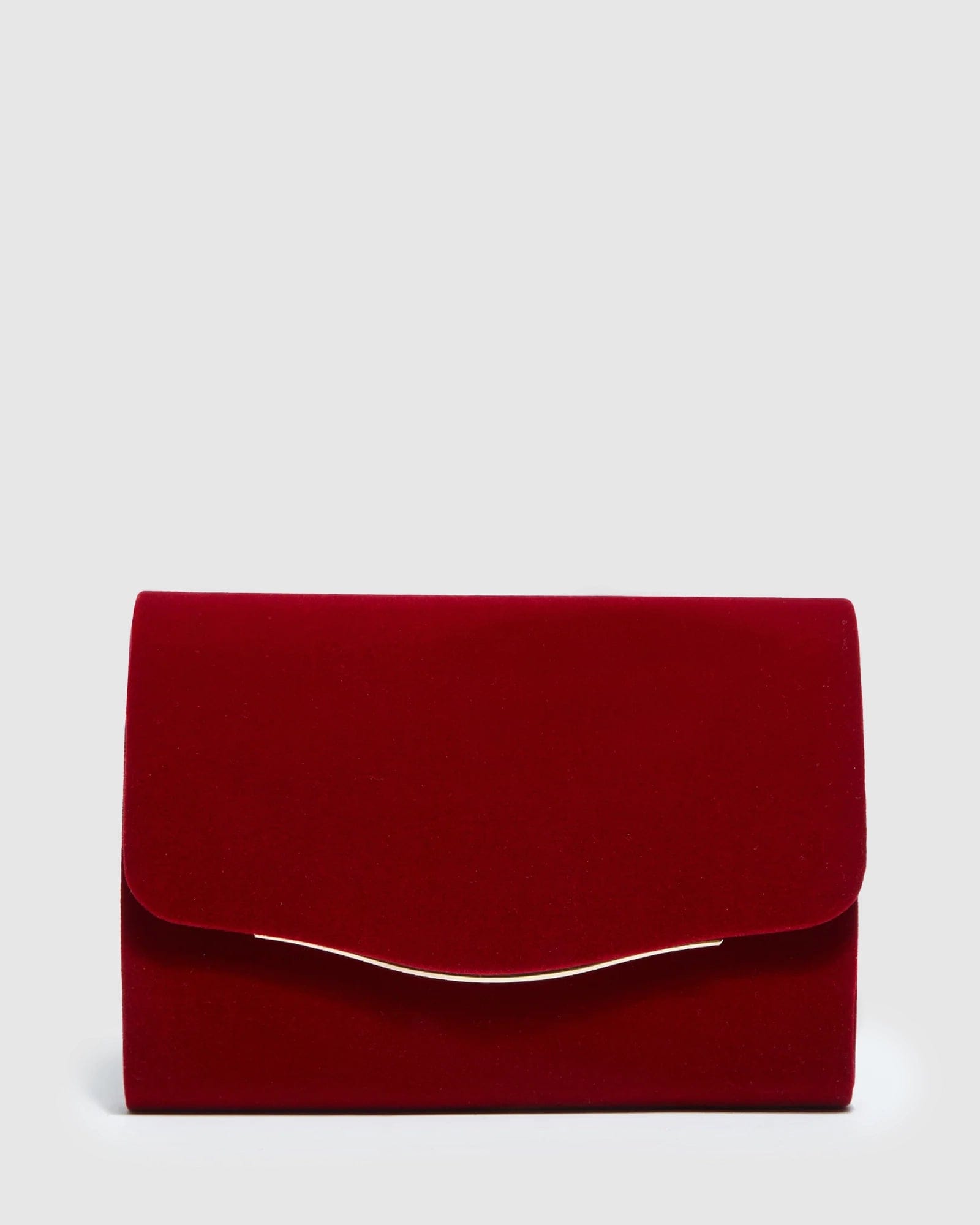 Red Adele Evening Clutch Bag