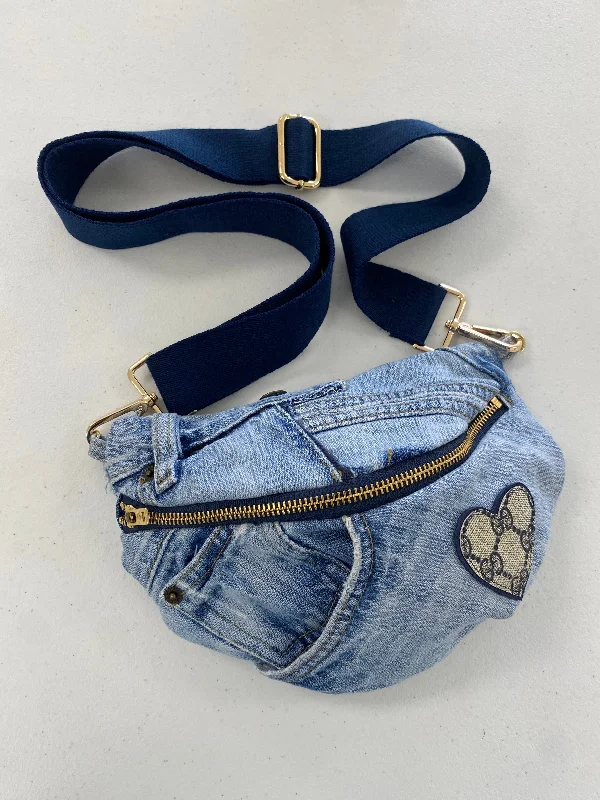 ReDesigner Patched Retro Denim Bumbag