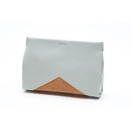 Margaret Clutch - Ash Teal and Cork