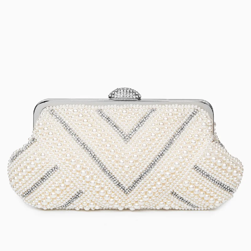 Pristine Pearl Clutch Bag